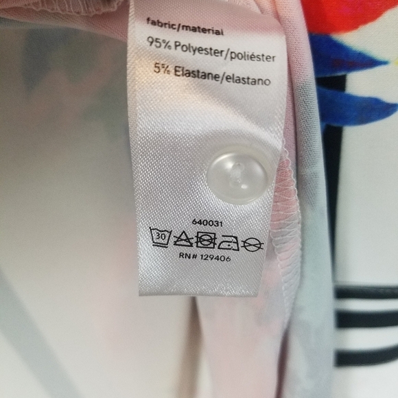 Venus  floral asymmetrical side hem maxi top - Picture 11 of 12